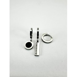 Gümüş Figürlü Üçlü Küpe